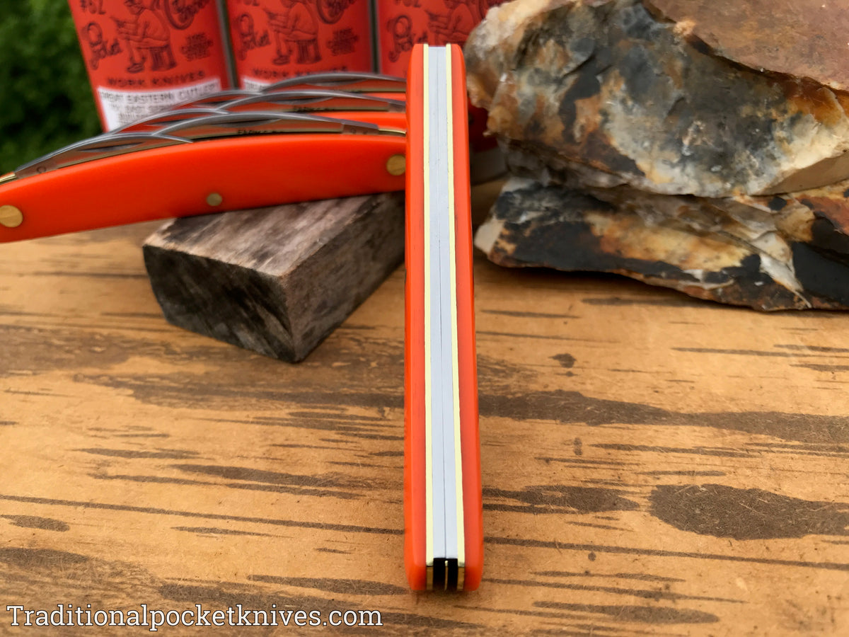 Great Eastern Cutlery #620320 Farm&amp;Field Pocket Carver Orange Delrin