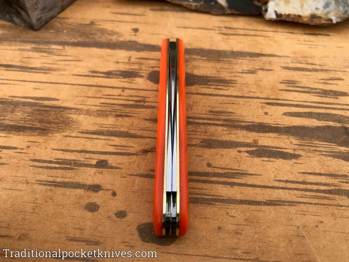 Great Eastern Cutlery #620320 Farm&amp;Field Pocket Carver Orange Delrin