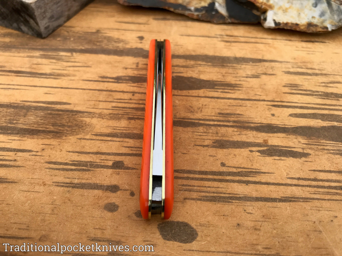 Great Eastern Cutlery #620320 Farm&amp;Field Pocket Carver Orange Delrin
