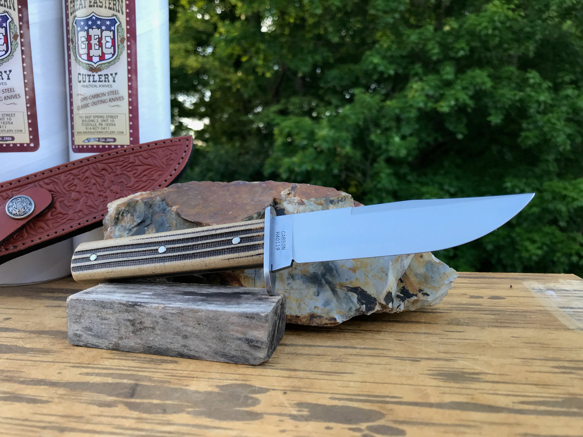 Great Eastern Cutlery #H40119 Hunter Woodland Muslin w/ Sheath