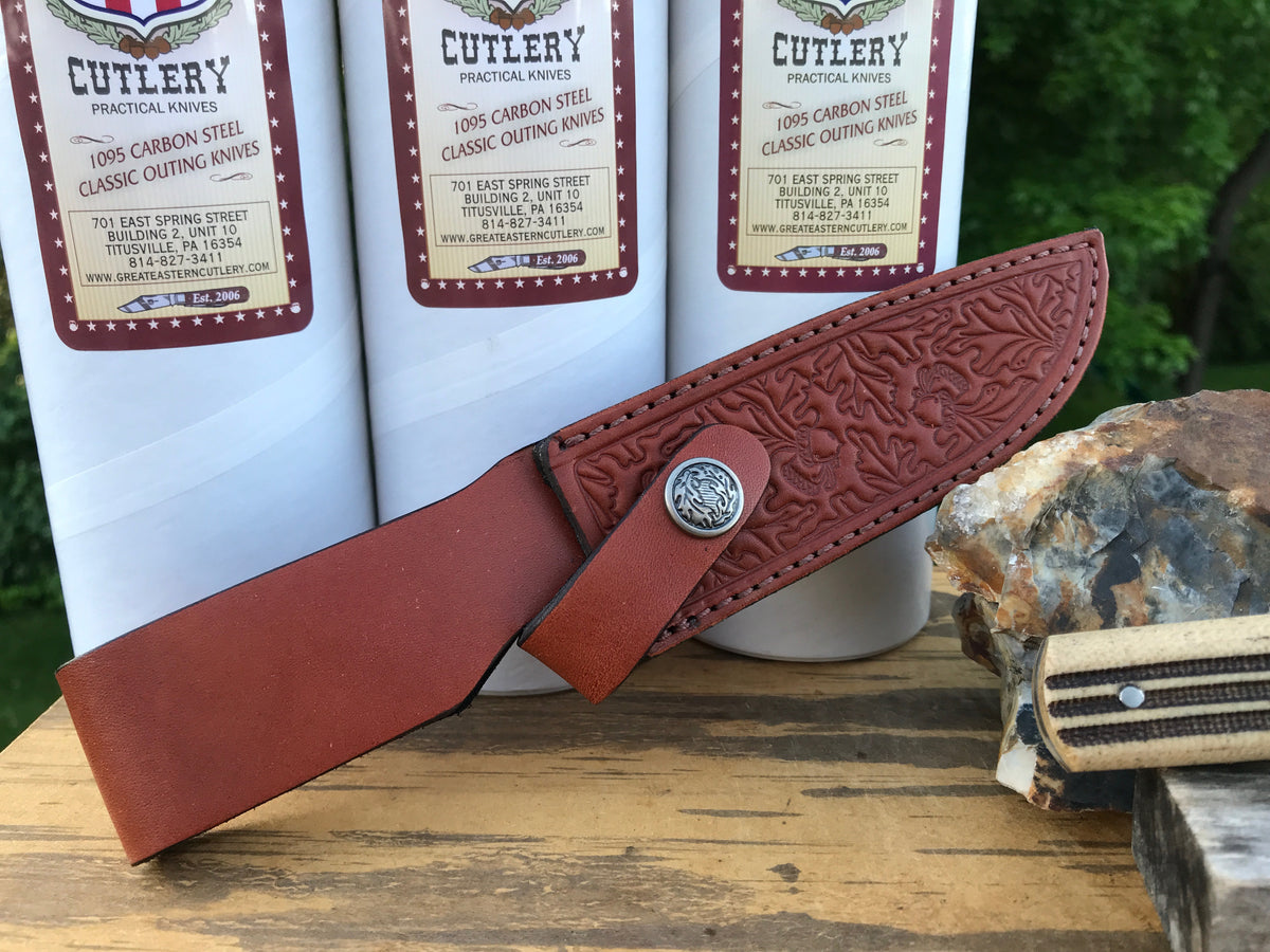 Great Eastern Cutlery #H40119 Hunter Woodland Muslin w/ Sheath
