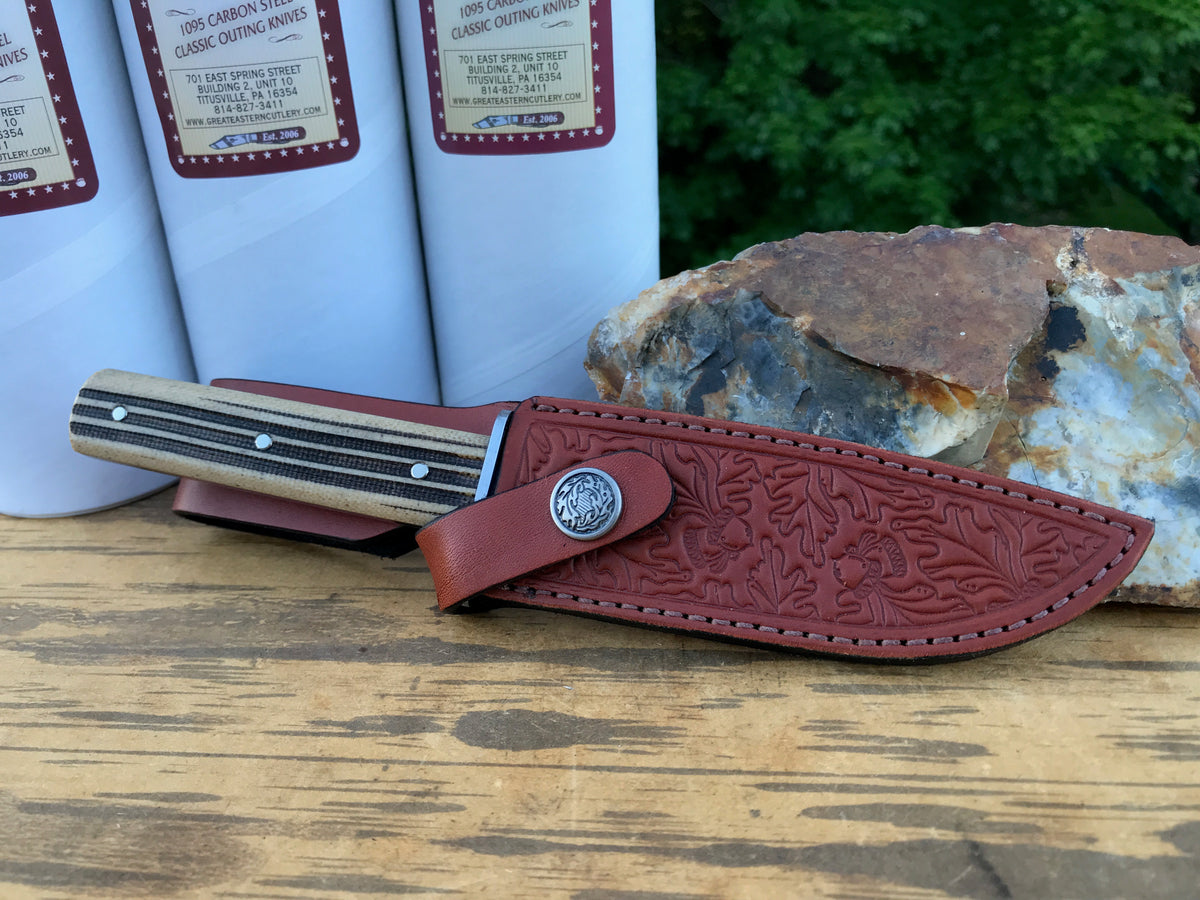 Great Eastern Cutlery #H40119 Hunter Woodland Muslin w/ Sheath