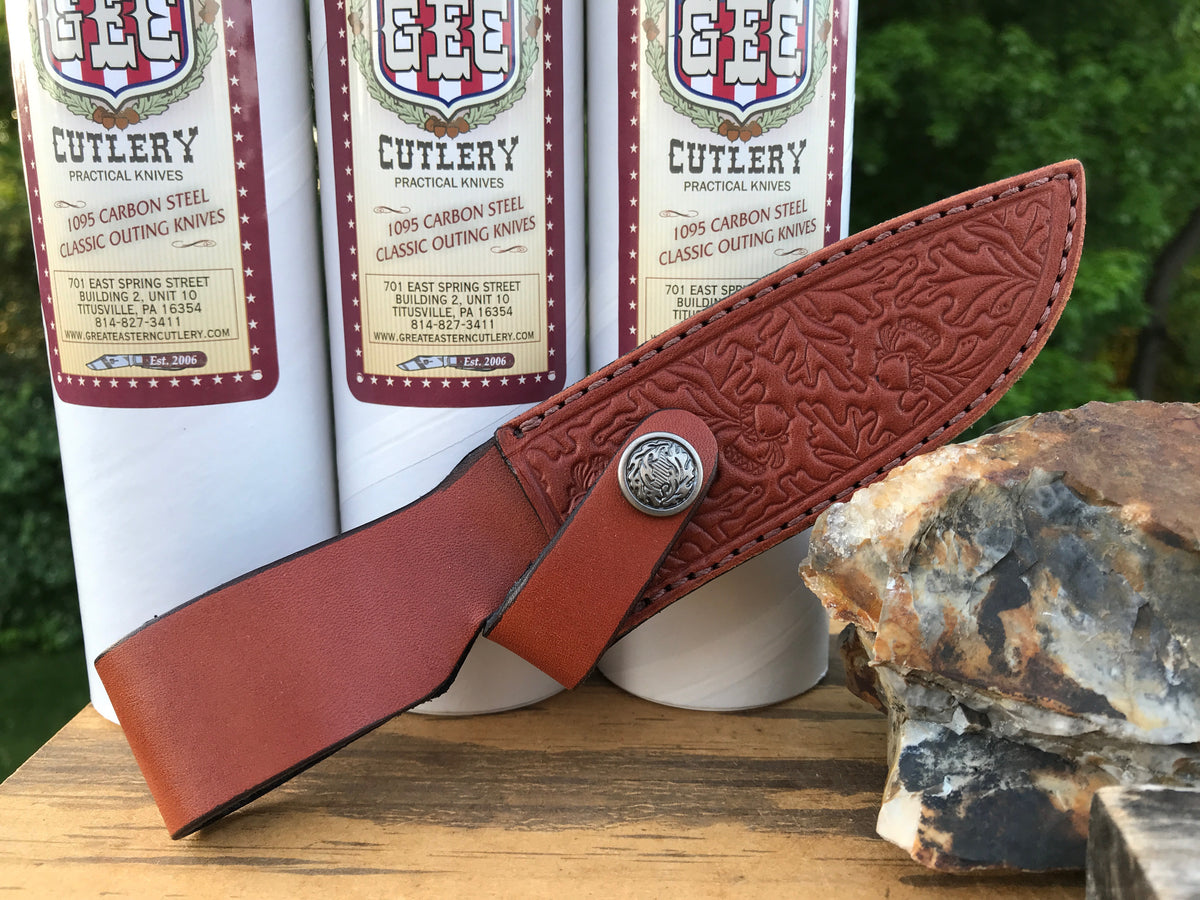 Great Eastern Cutlery #H30119 Hunter Woodland Muslin w/ Sheath