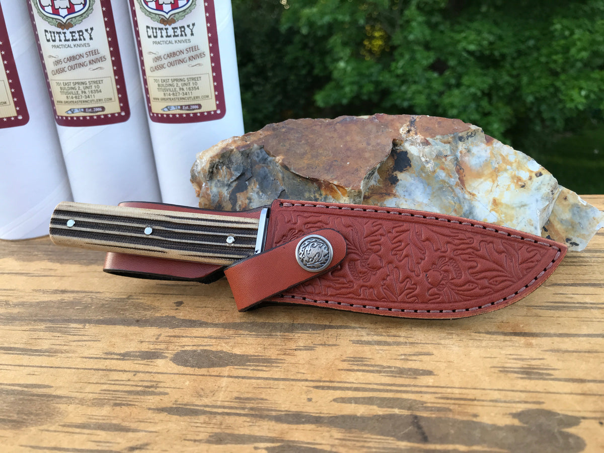 Great Eastern Cutlery #H30119 Hunter Woodland Muslin w/ Sheath