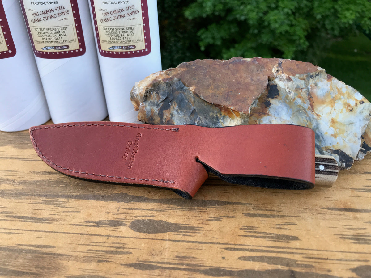 Great Eastern Cutlery #H30119 Hunter Woodland Muslin w/ Sheath