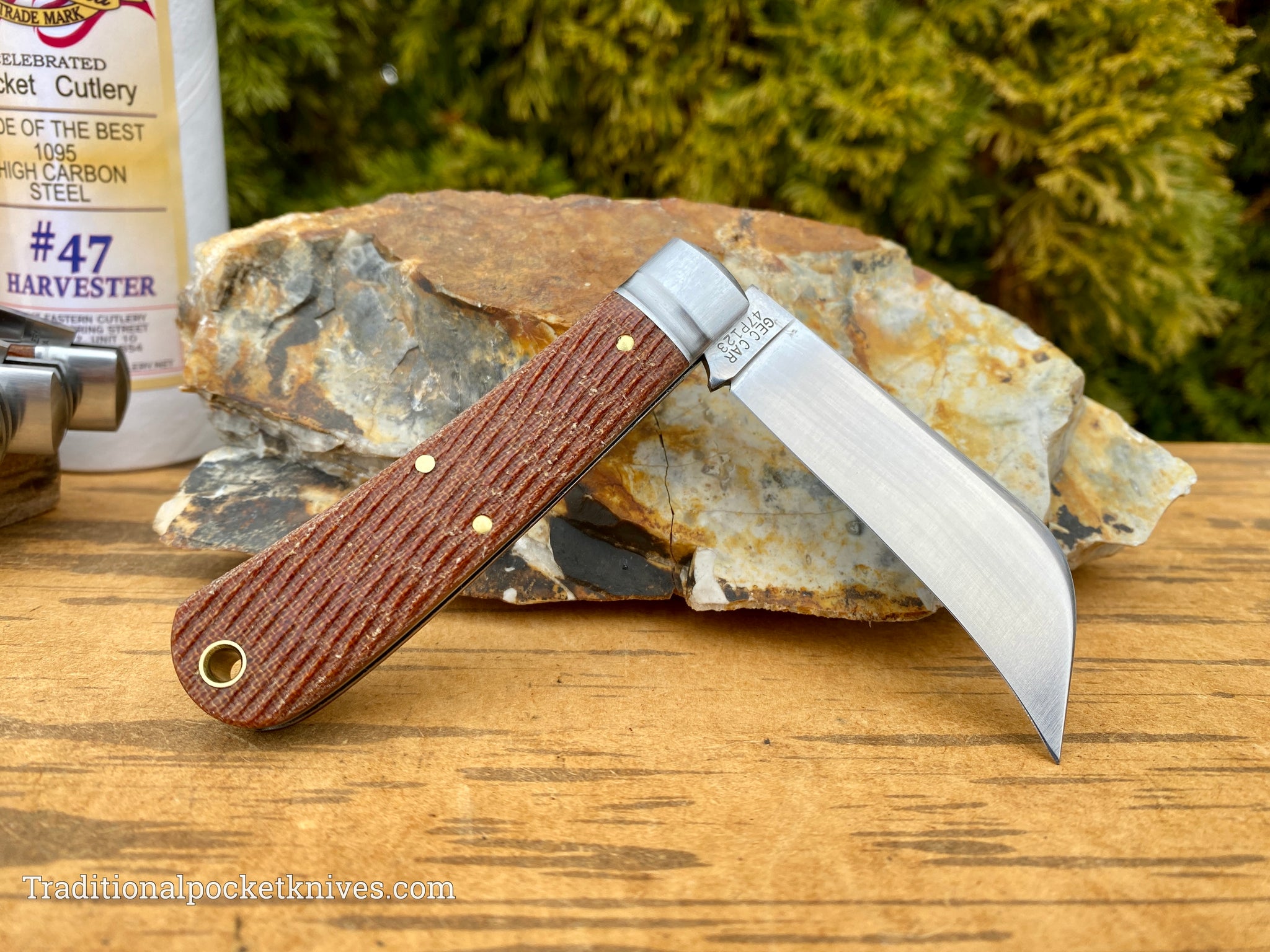 Great Eastern Cutlery #47P123 Tidioute Cutlery Harvester Natural Textu ...