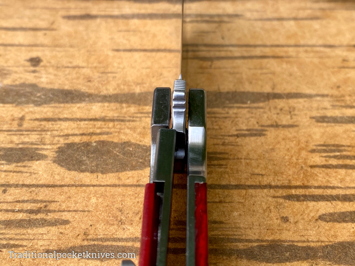 Finch Model 1929 Nightcrawler Red Sawcut Bone
