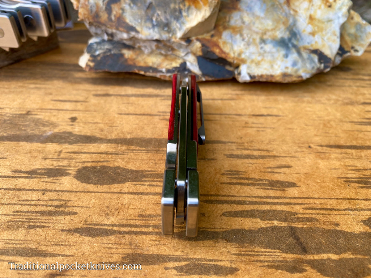 Finch Model 1929 Nightcrawler Red Sawcut Bone