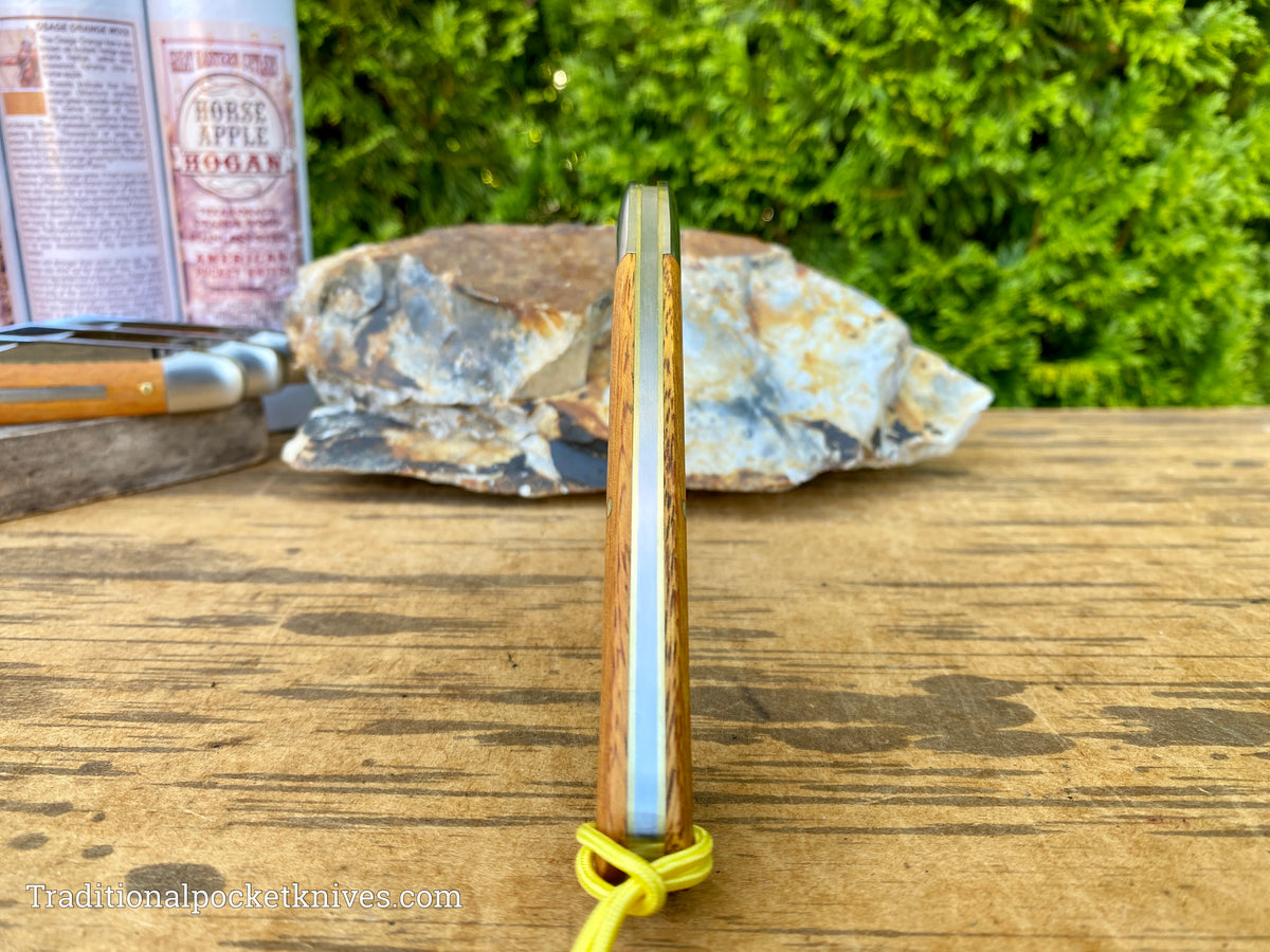 Great Eastern Cutlery #651122SS Horse Apple Hogan Texas Osage Orange Wood