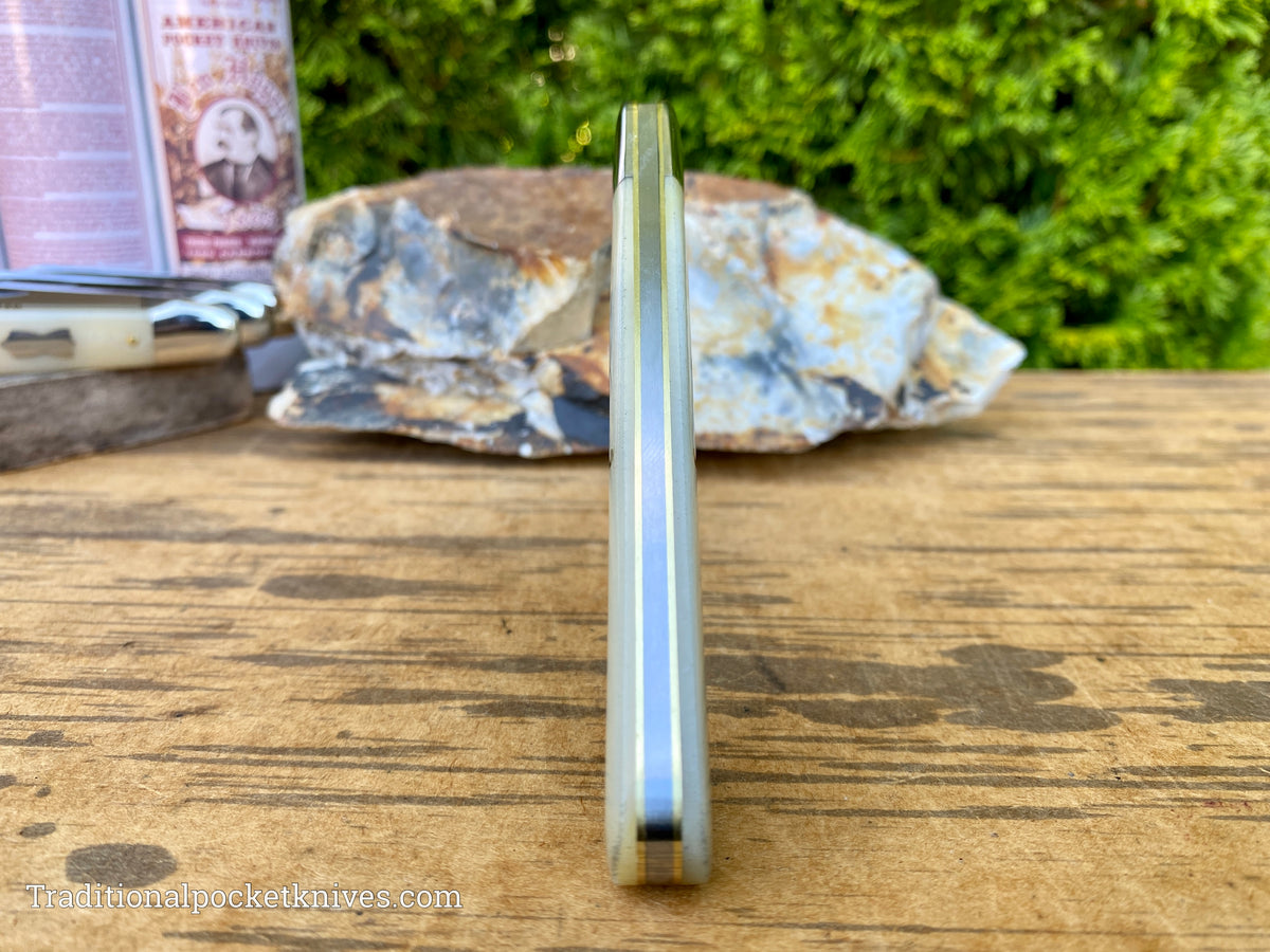 Great Eastern Cutlery #651122 Tidioute Cutlery Ben Hogan Smooth White Bone