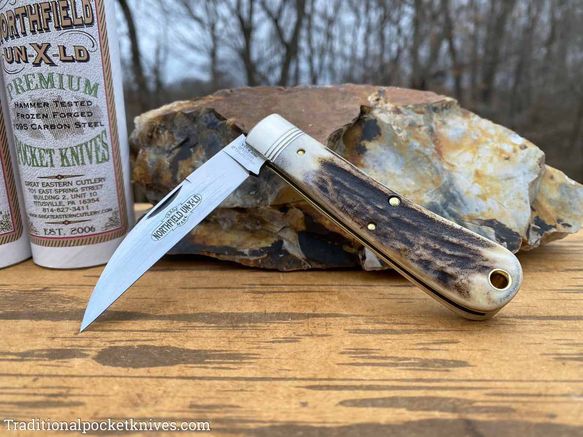 Great Eastern Cutlery #470120 Northfield UN-X-LD Viper Sambar Stag