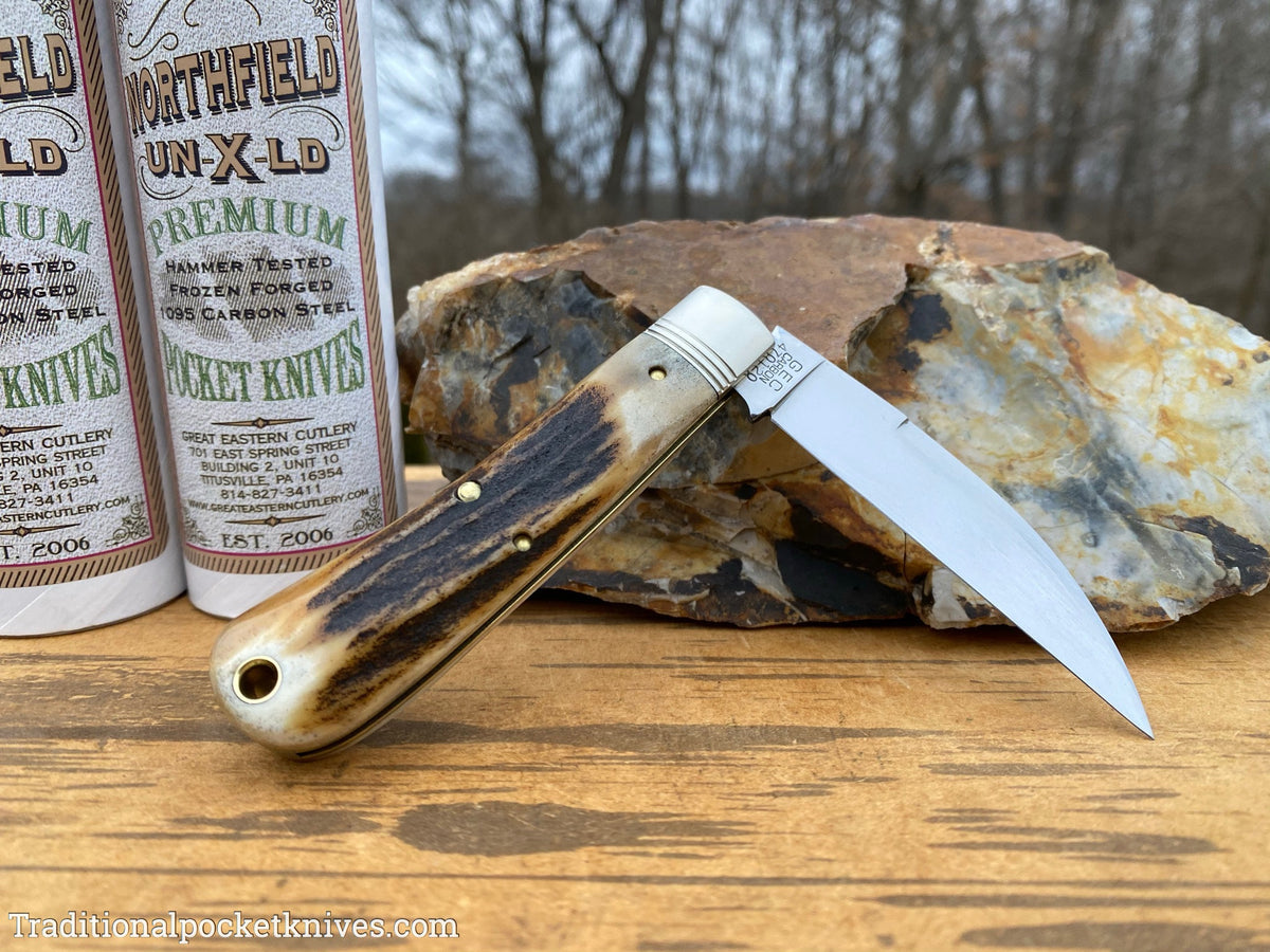 Great Eastern Cutlery #470120 Northfield UN-X-LD Viper Sambar Stag