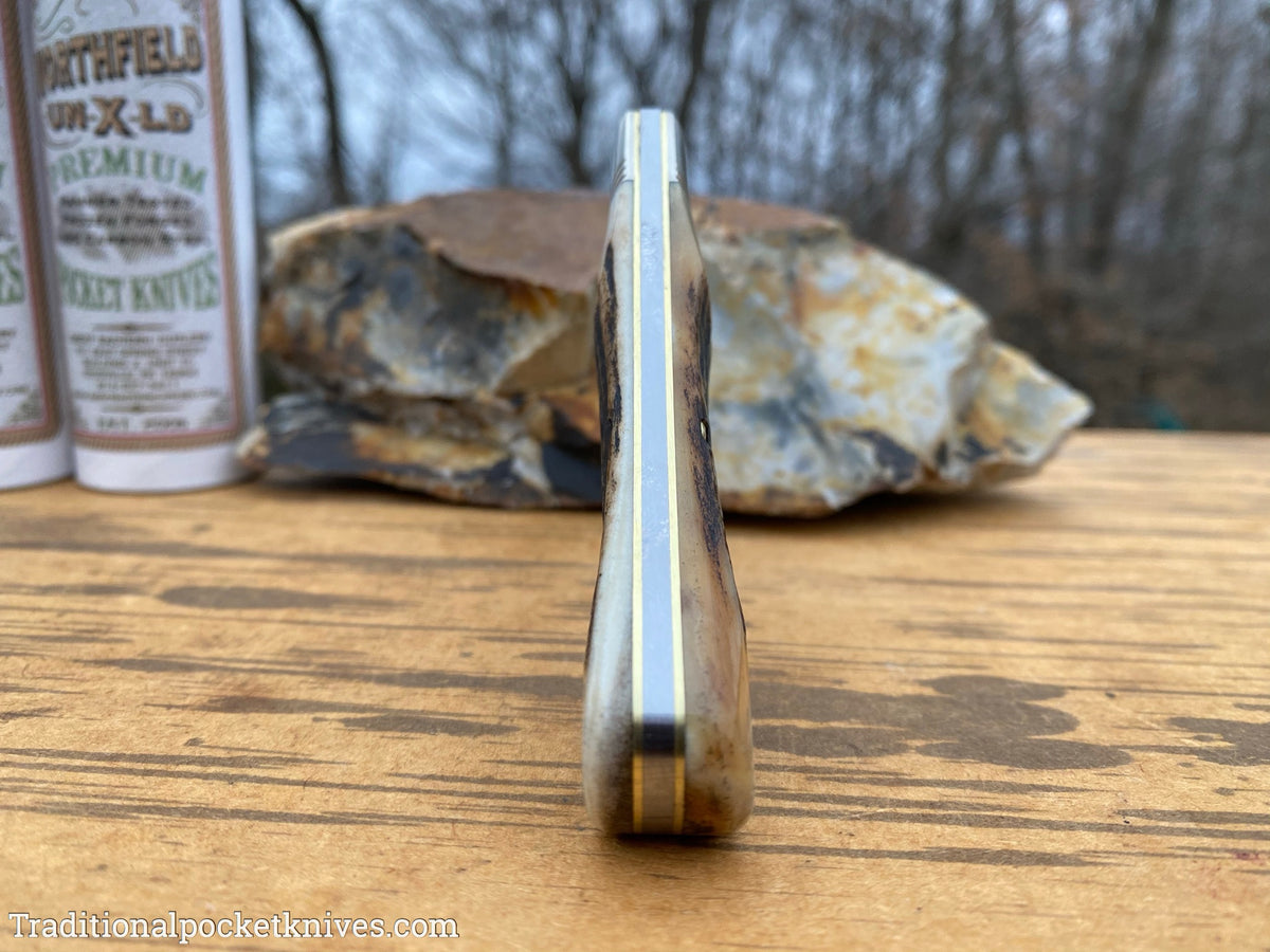 Great Eastern Cutlery #470120 Northfield UN-X-LD Viper Sambar Stag