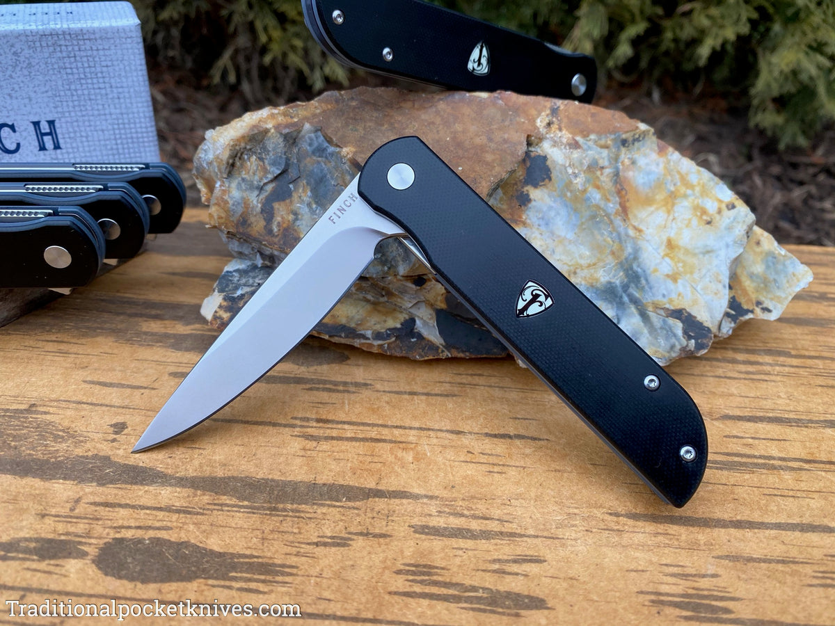Finch Cimarron Black &amp; Smokey Gray G10
