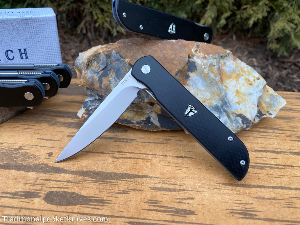 Finch Cimarron Black &amp; Smokey Gray G10