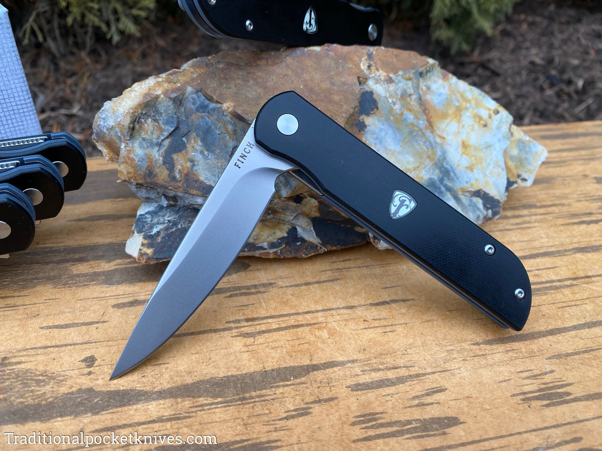 Finch Cimarron Black &amp; Smokey Gray G10