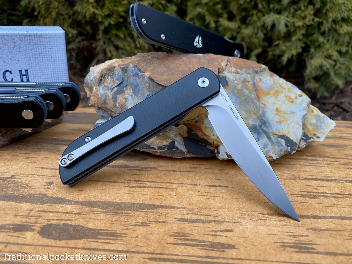 Finch Cimarron Black &amp; Smokey Gray G10
