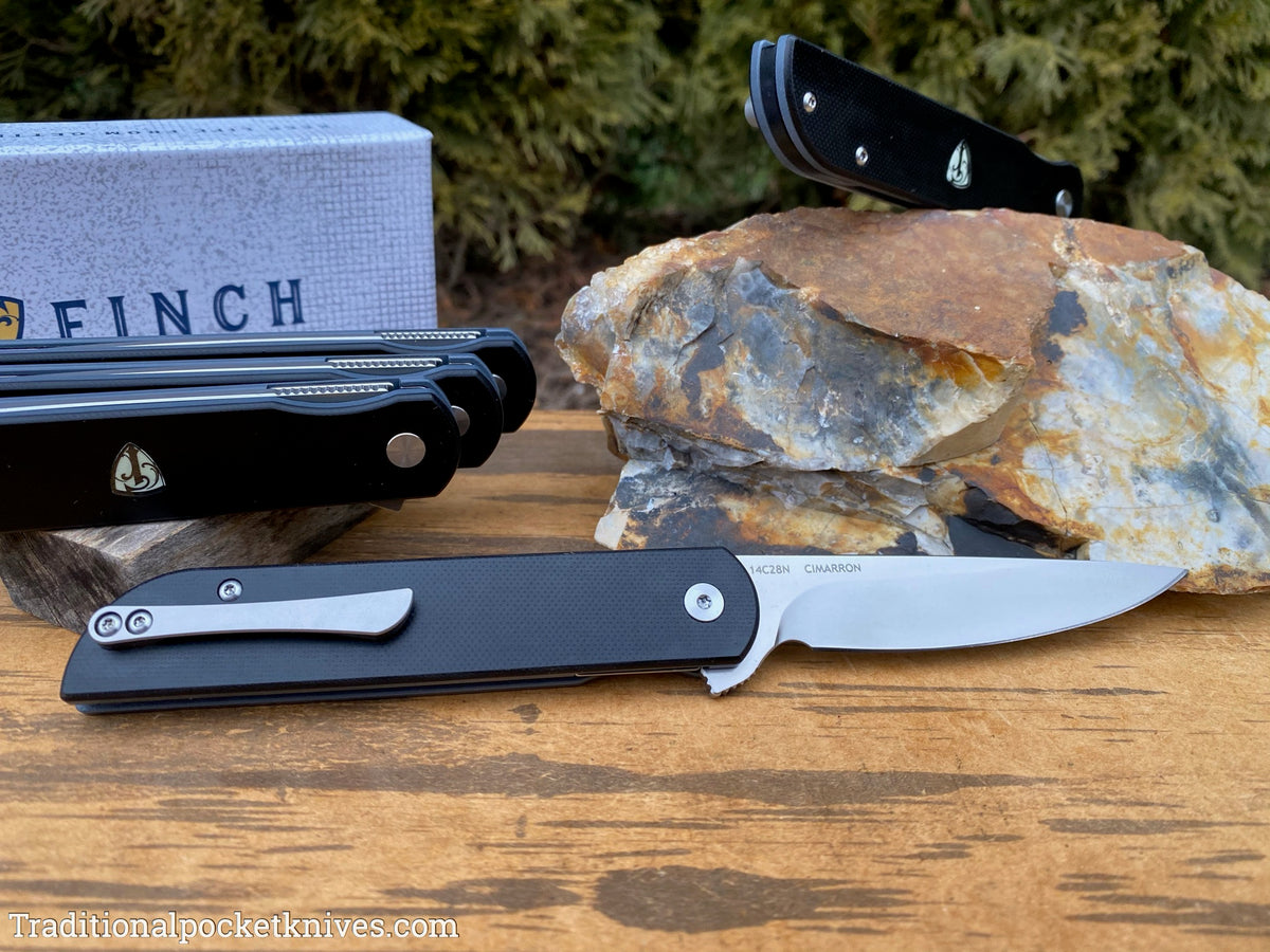 Finch Cimarron Black &amp; Smokey Gray G10