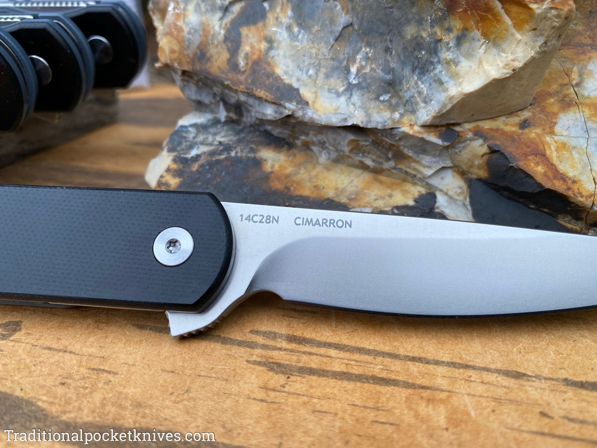 Finch Cimarron Black &amp; Smokey Gray G10