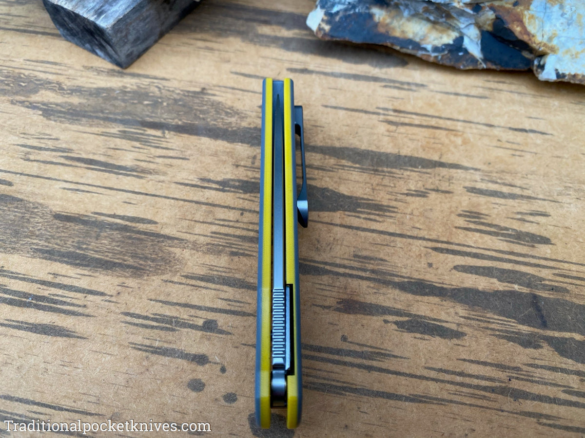 Finch Cimarron Smokey Gray &amp; Yellow G10
