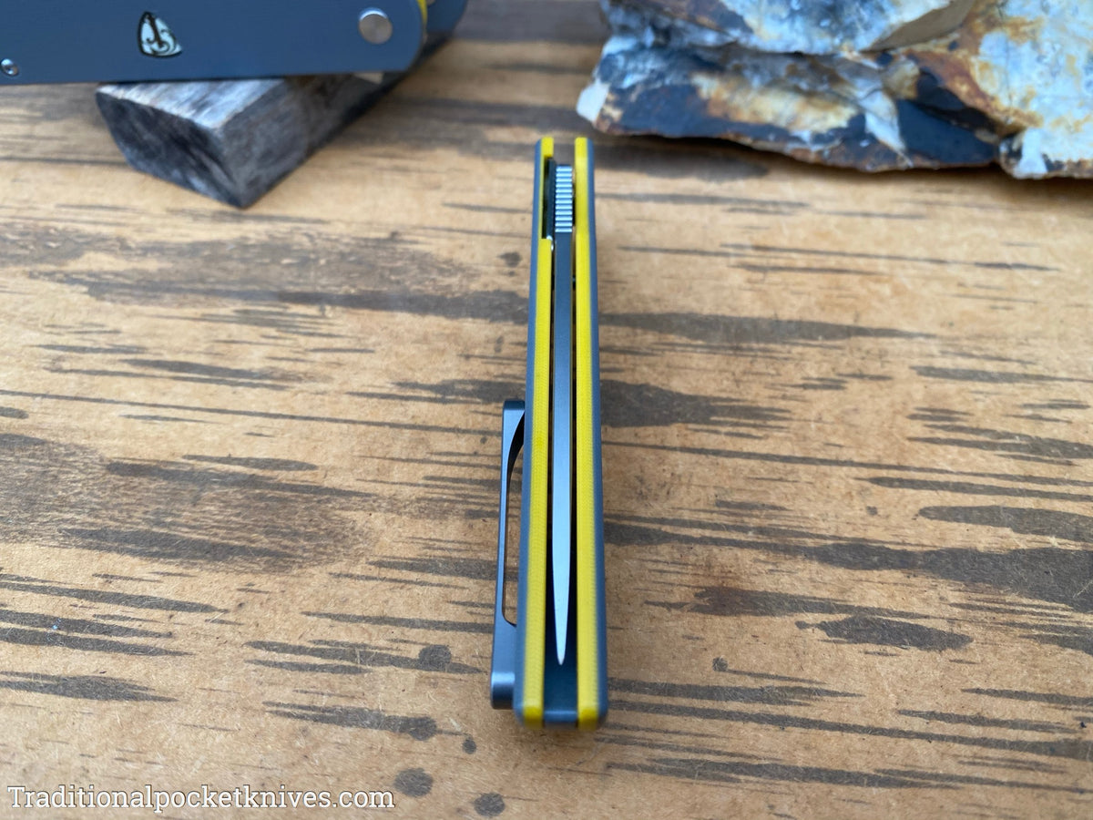 Finch Cimarron Smokey Gray &amp; Yellow G10