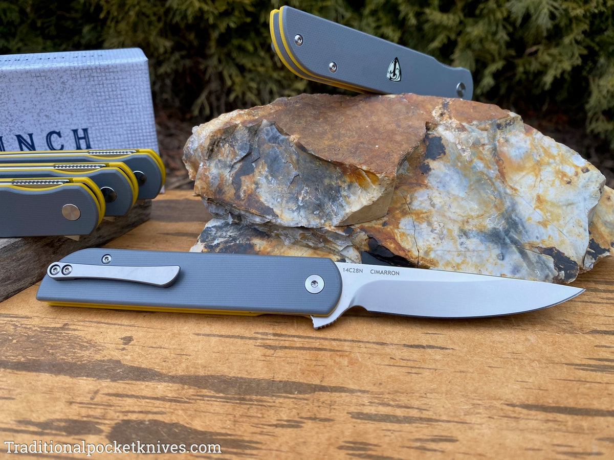 Finch Cimarron Smokey Gray &amp; Yellow G10