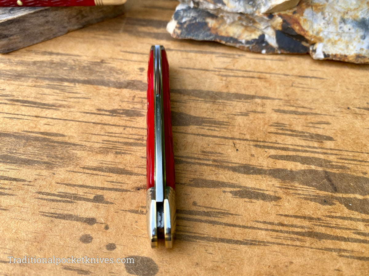 Great Eastern Cutlery #651122 Northfield UNXLD Bullet Indian Paint Brush Jigged Bone