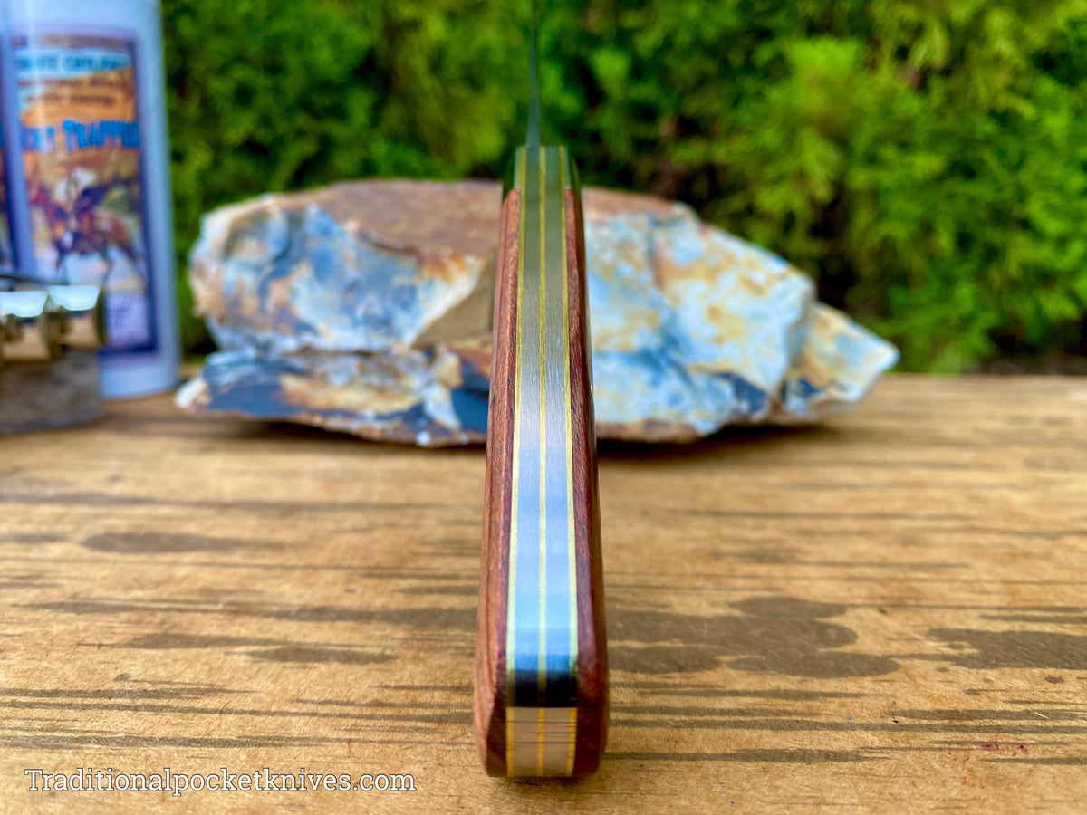 Great Eastern Cutlery #735221 Tidioute Cutlery Scout Trapper African Rosewood