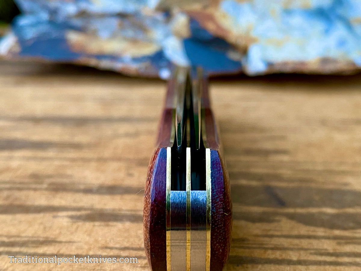Great Eastern Cutlery #735221 Tidioute Cutlery Scout Trapper African Rosewood
