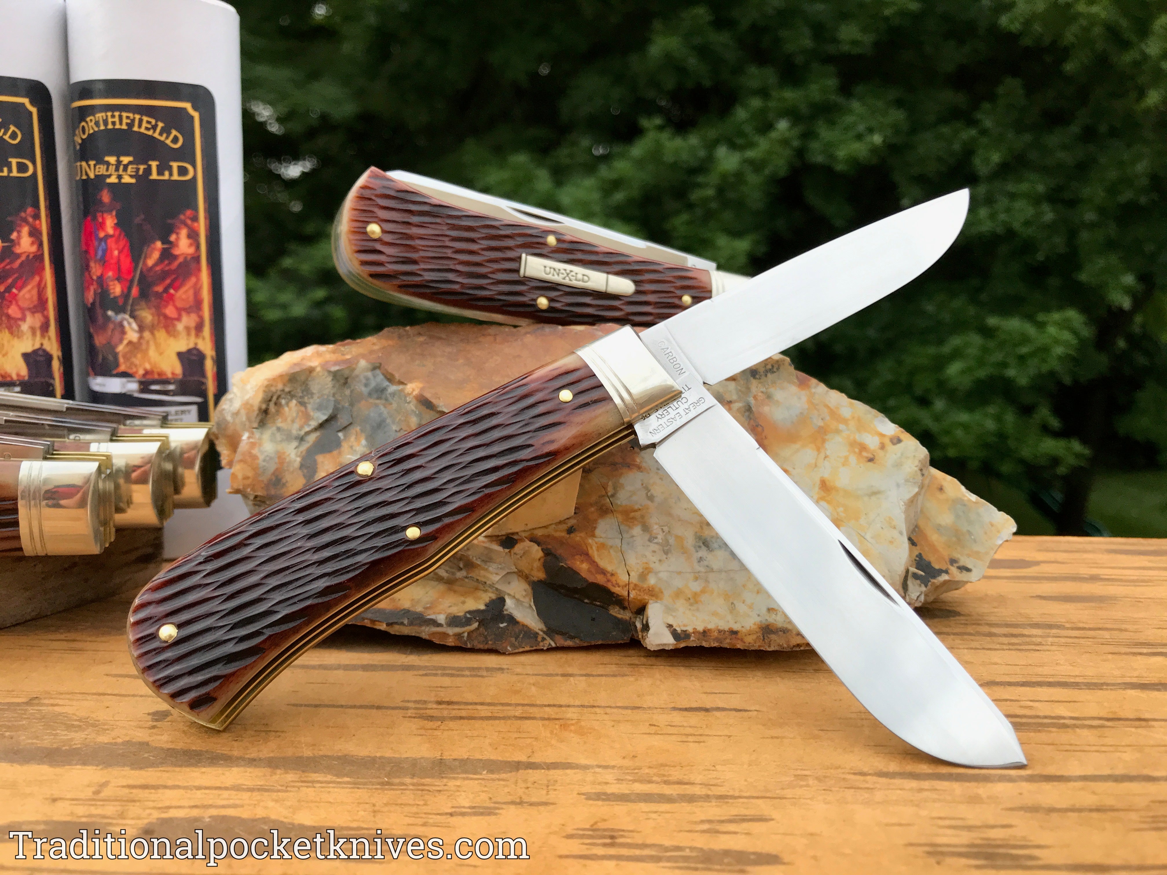SteelFiber j88 × 6本セット Great Eastern Cutlery #235220 Northfield UN-X-LD Pioneer Trapper