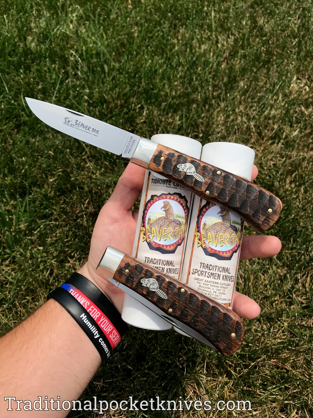 Great Eastern Cutlery #235120L Tidioute Cutlery Pioneer Trapper LL Jigged Brazilian Cherry