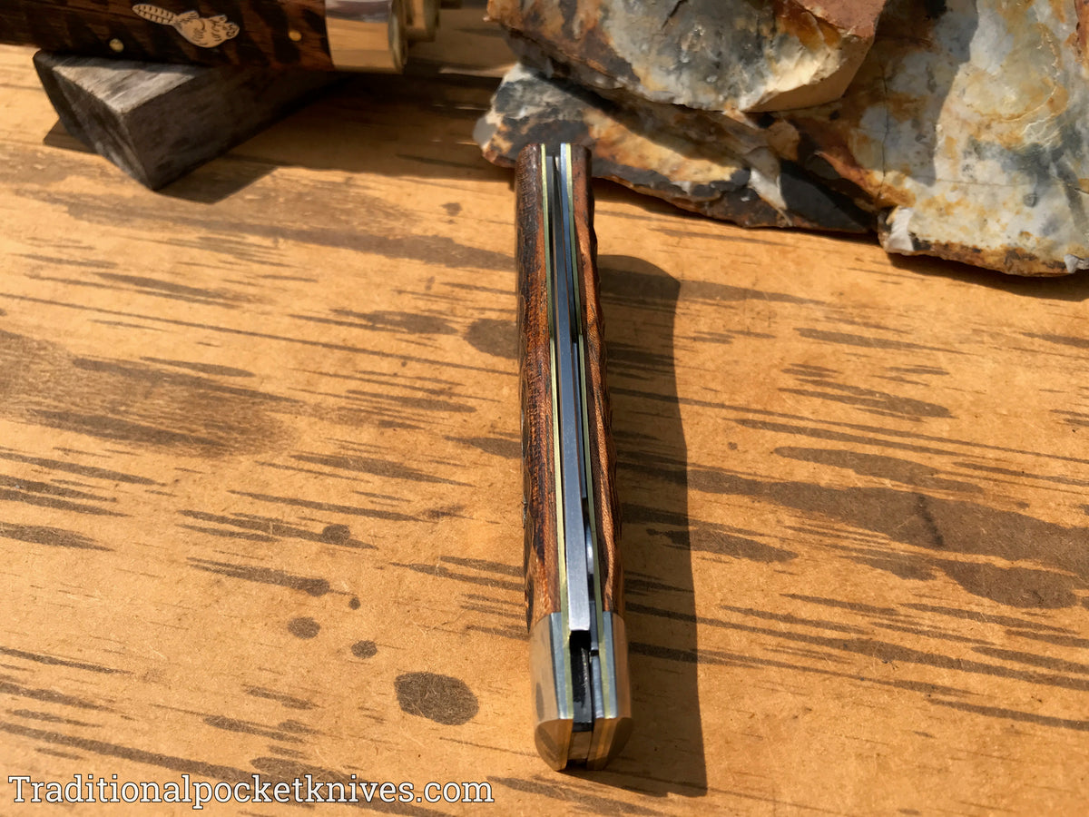Great Eastern Cutlery #235120L Tidioute Cutlery Pioneer Trapper LL Jigged Brazilian Cherry
