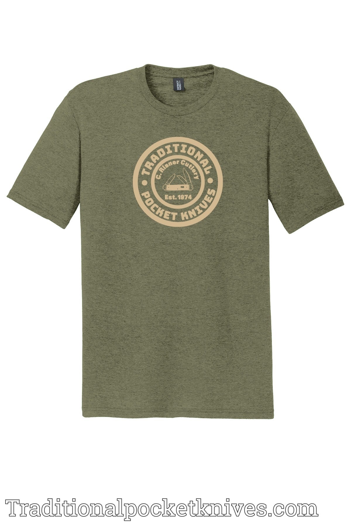 C. Risner Cutlery OD Green Shirt