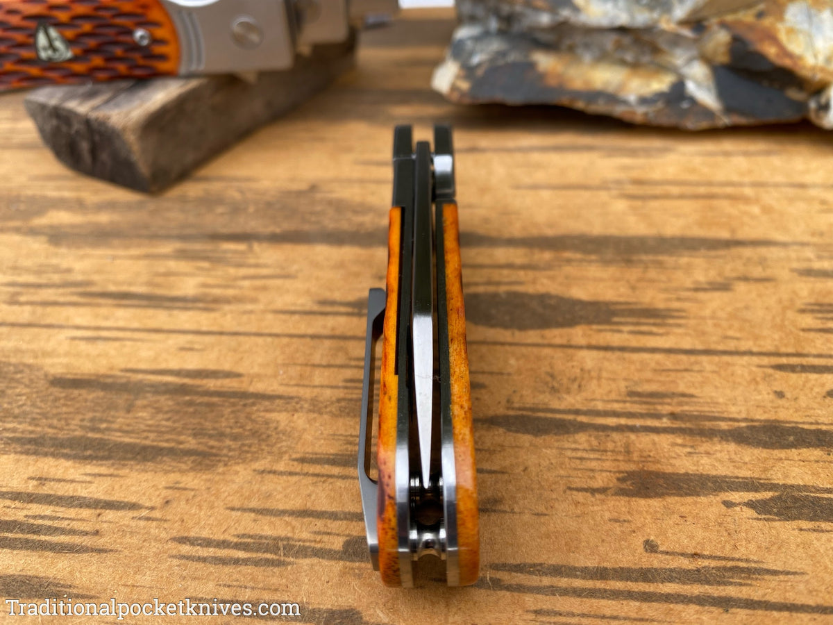 Finch Model 1929 Crawdad Tan Jigged Bone