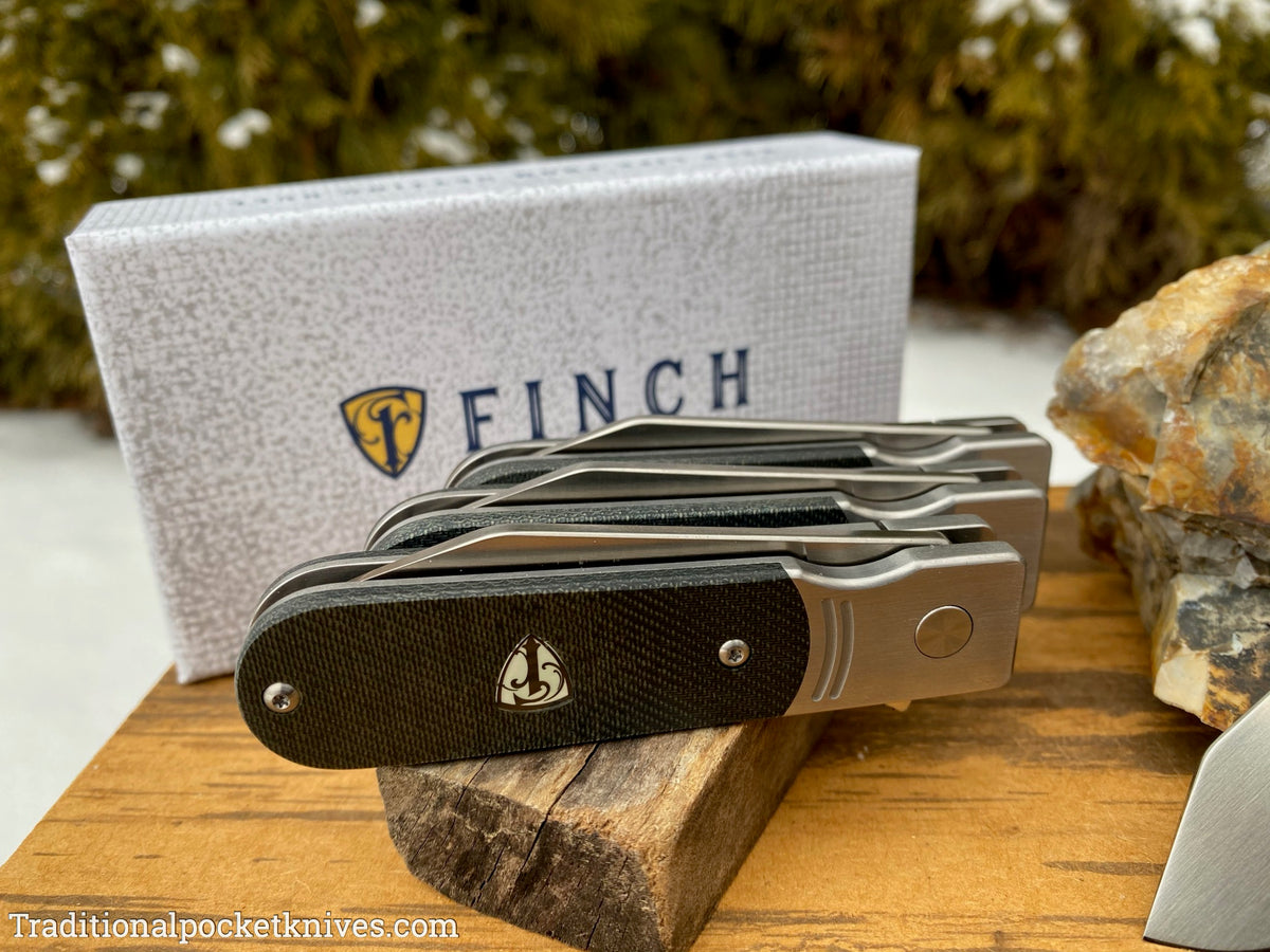 Finch Model 1929 Dark Denim Micarta