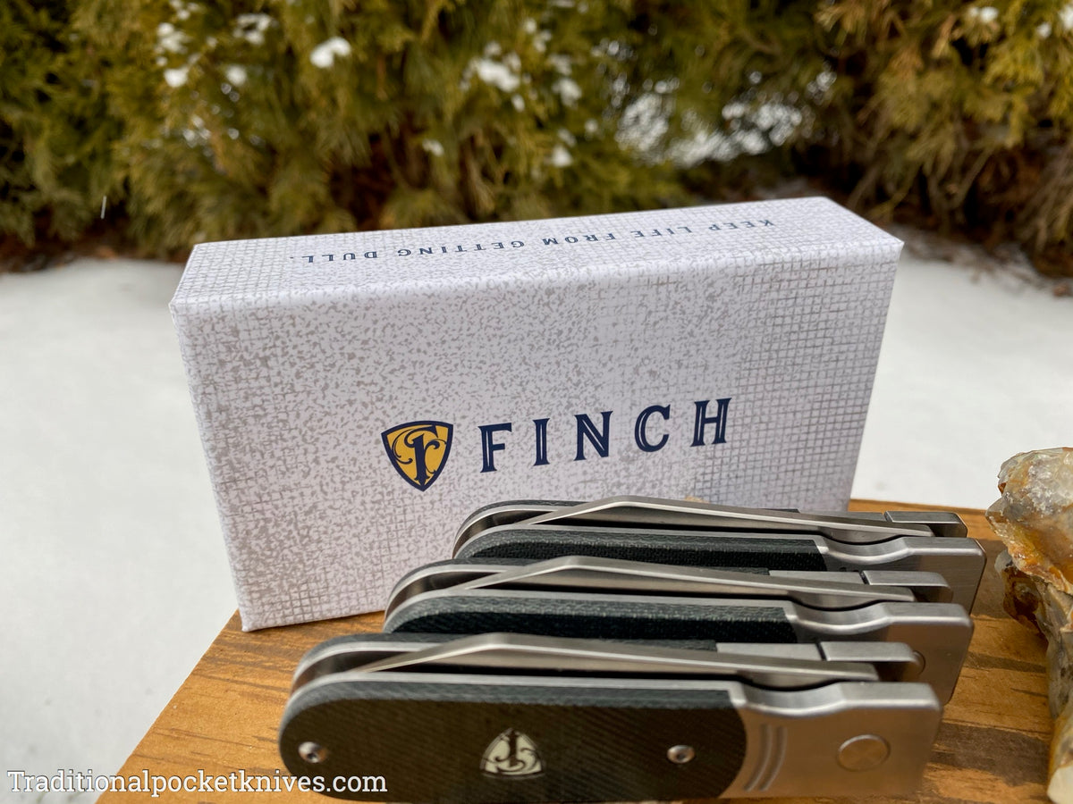 Finch Model 1929 Dark Denim Micarta