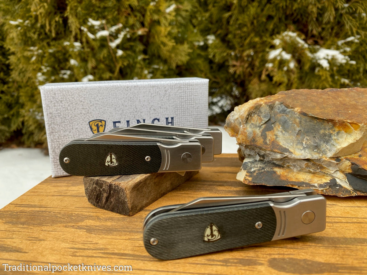 Finch Model 1929 Dark Denim Micarta