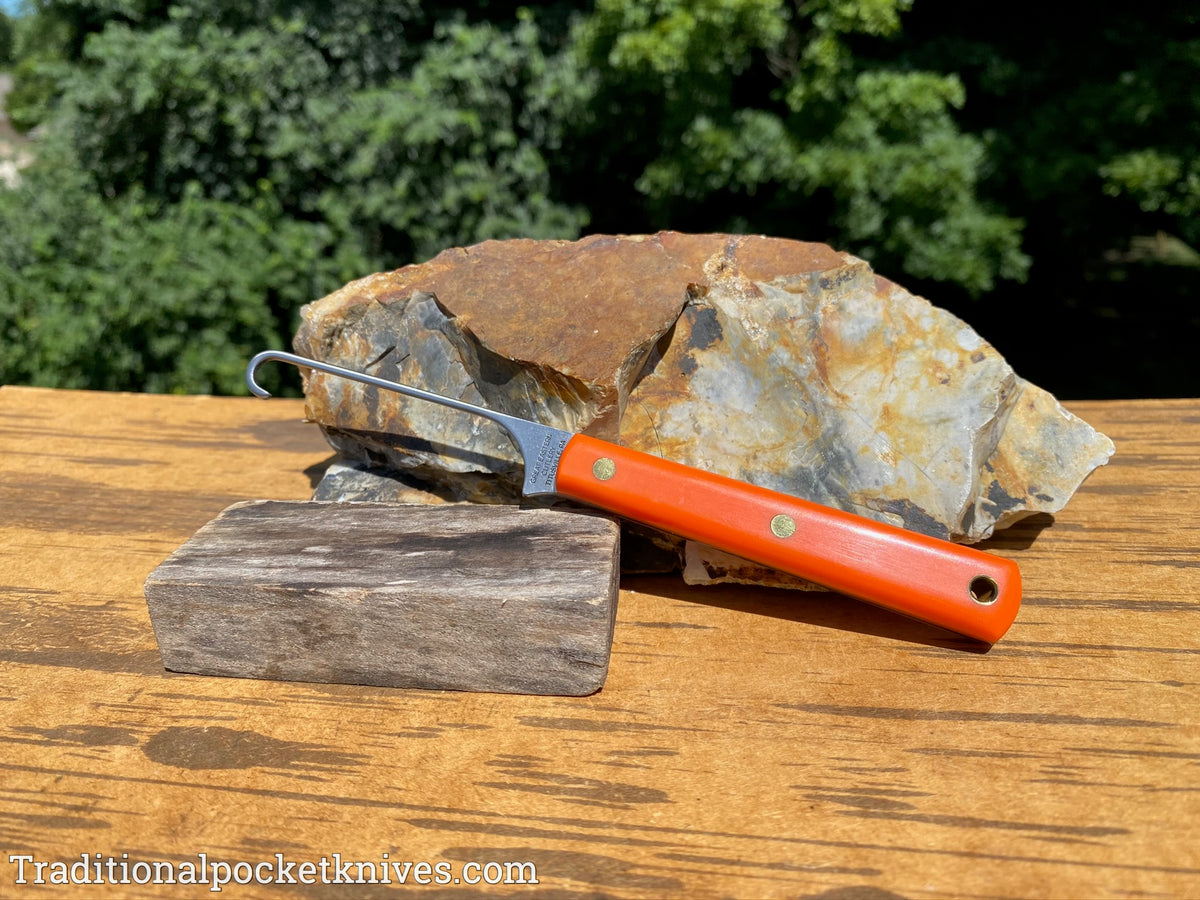 Great Eastern Cutlery #H20B14 Bird Hook Orange Delrin