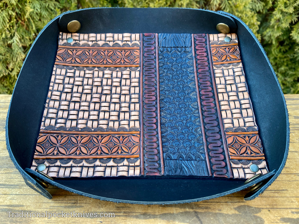 Sage Grouse Leather: Packable Valet Tray &quot;Cowboy Gothic&quot;