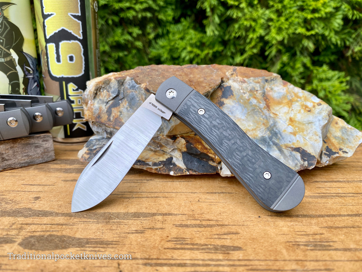 Jack Wolf Knives K9 Jack Twill Carbon Fiber