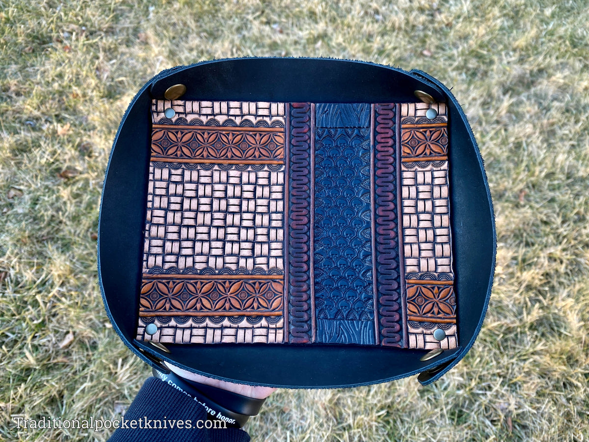 Sage Grouse Leather: Packable Valet Tray &quot;Cowboy Gothic&quot;