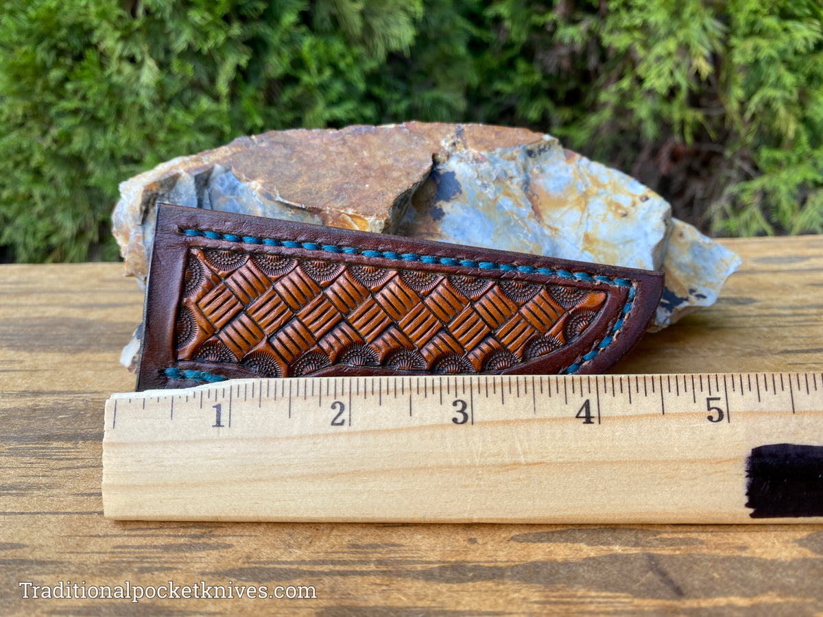 Sage Grouse Leather: Leather Knife Slip GEC H20 - #11