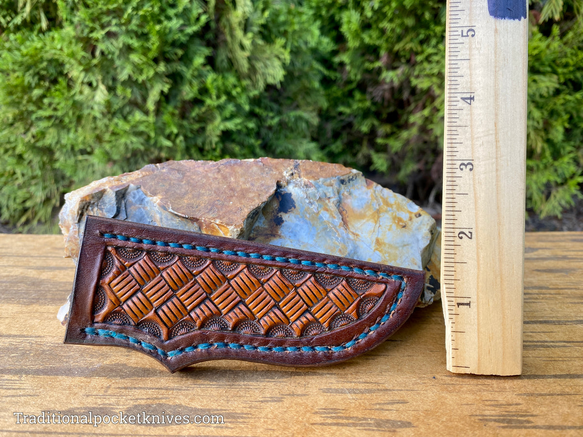 Sage Grouse Leather: Leather Knife Slip GEC H20 - #11