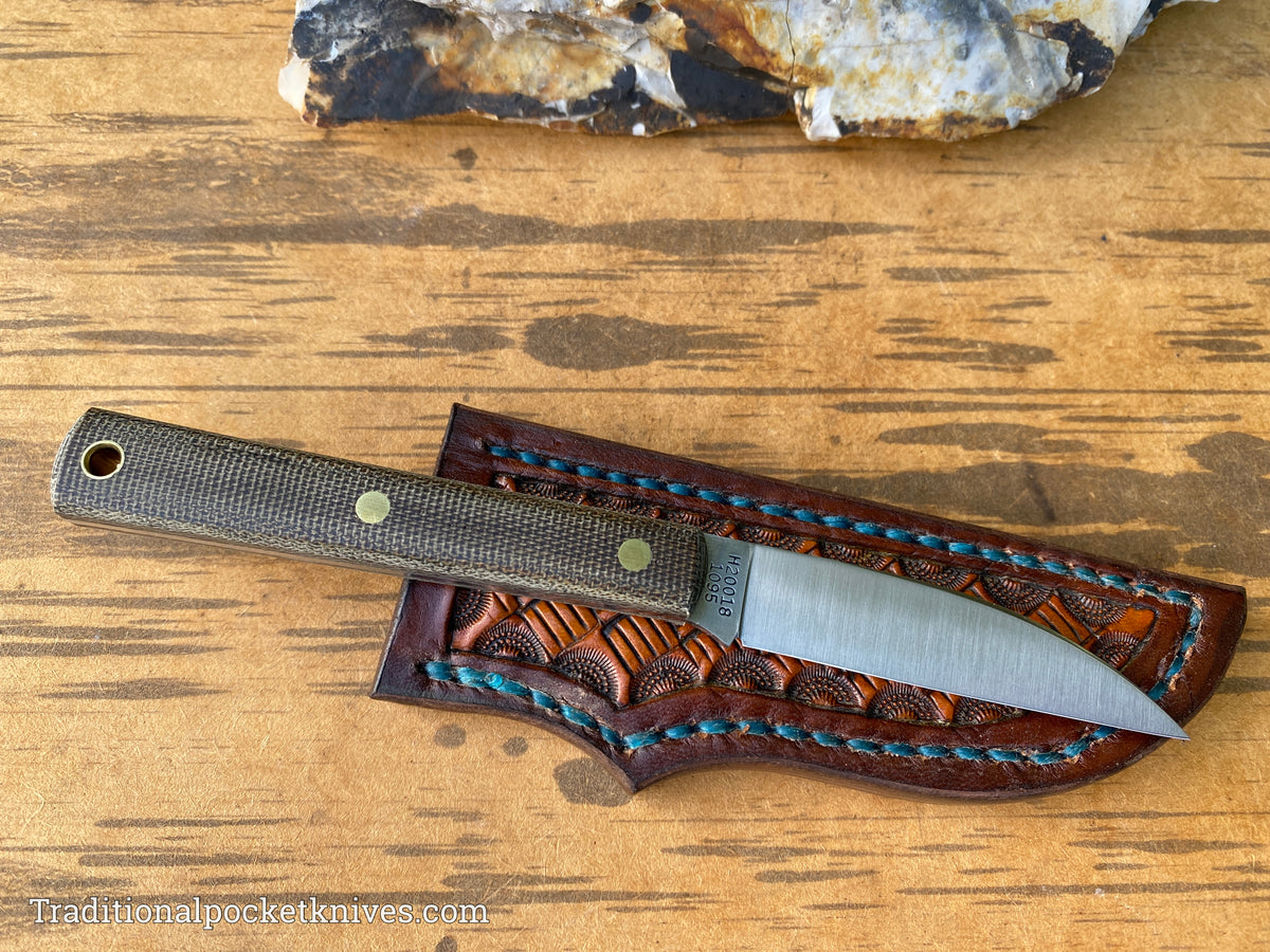 Sage Grouse Leather: Leather Knife Slip GEC H20 - #11