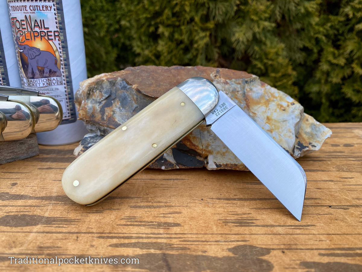 Great Eastern Cutlery #363122 Tidioute Cutlery Toenail Clipper India Smooth Ivory Bone