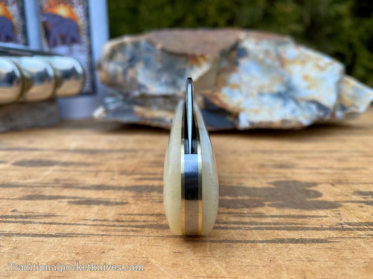 Great Eastern Cutlery #363122 Tidioute Cutlery Toenail Clipper India Smooth Ivory Bone