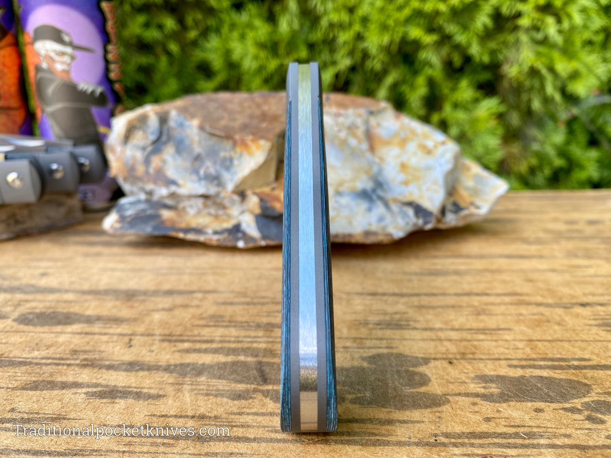 Jack Wolf Knives Benny&#39;s Clip Fat Carbon Arctic Storm
