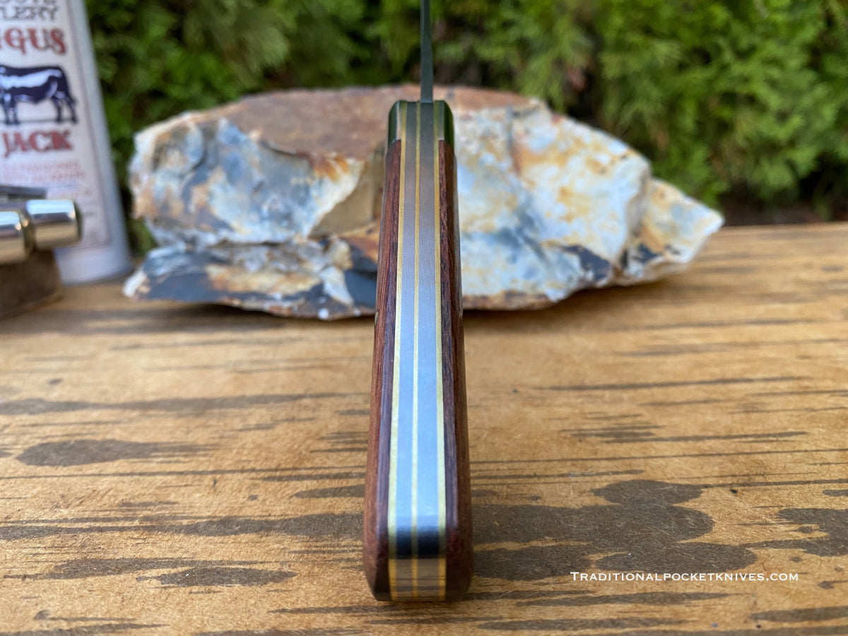 Great Eastern Cutlery #863221 Tidioute Cutlery Angus Jack Macassar Ebony : MEDIUM RARE