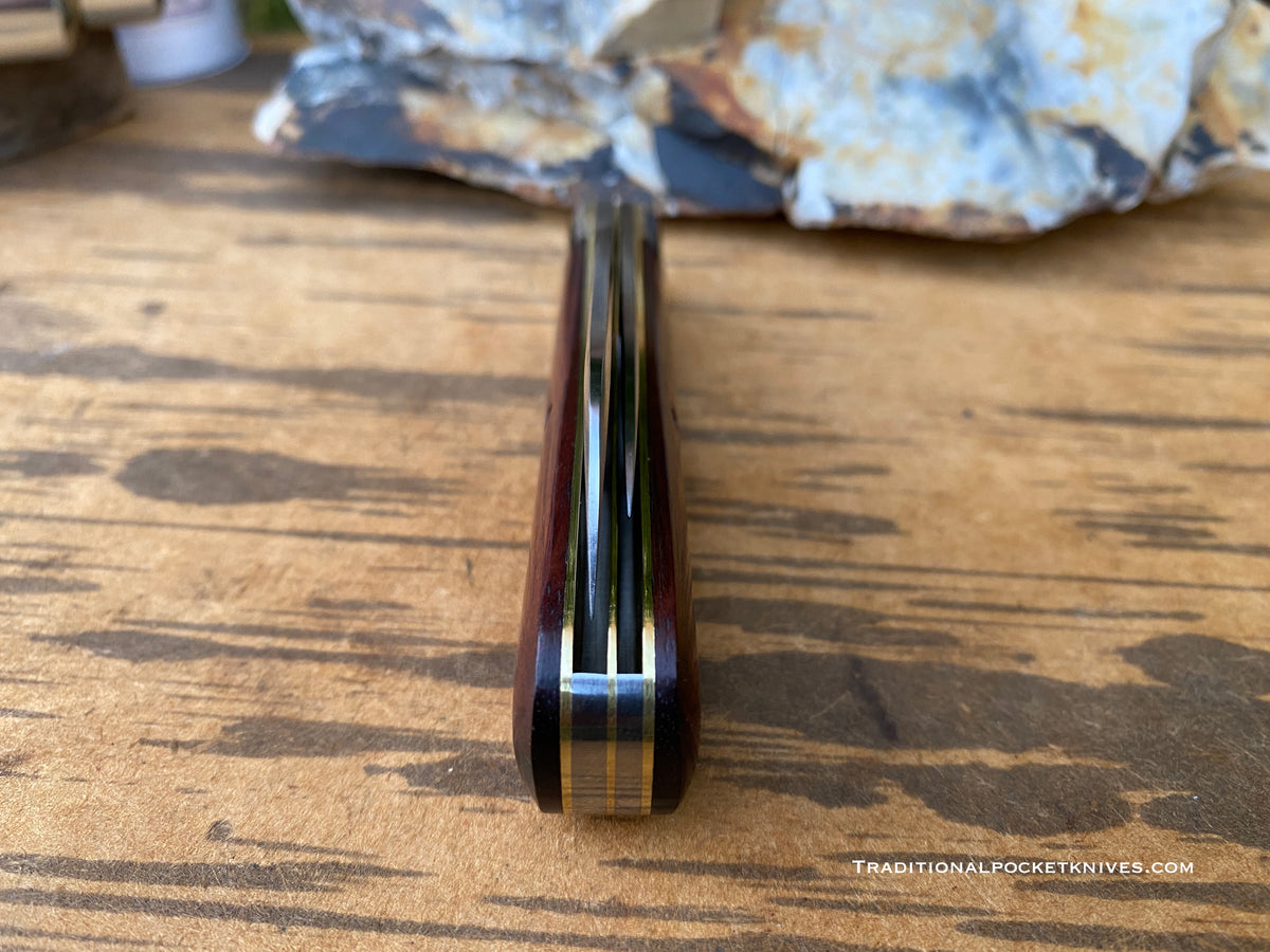 Great Eastern Cutlery #863221 Tidioute Cutlery Angus Jack Macassar Ebony : MEDIUM RARE