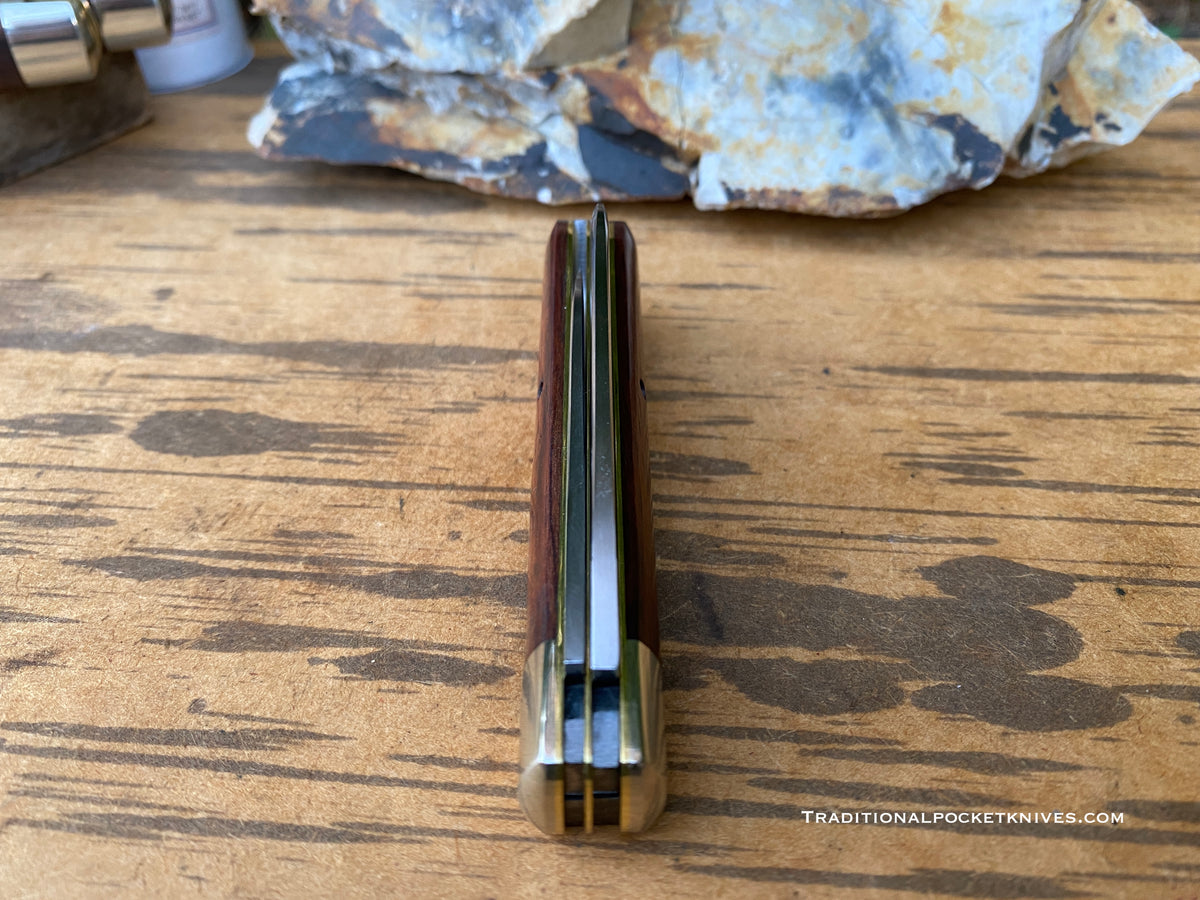 Great Eastern Cutlery #863221 Tidioute Cutlery Angus Jack Macassar Ebony : MEDIUM RARE